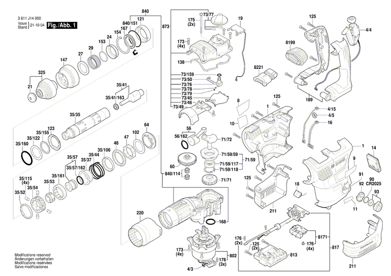 New Genuine Bosch 1600A00305 Stop Disc