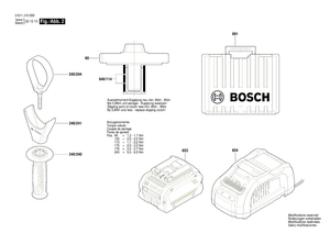 New Genuine Bosch 1600A0030G Retaining snap ring