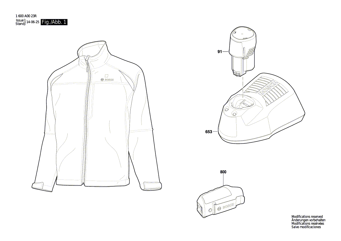 New Genuine Bosch 1600A0030H Transformer