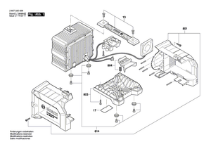 New Genuine Bosch 1600A0035V Casing Foot