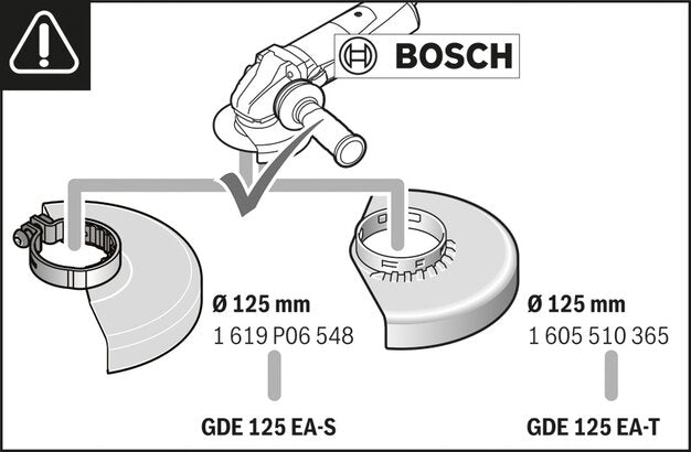 New Genuine Bosch 1600A003DH GDE 125 EA-S Professional System Accessories