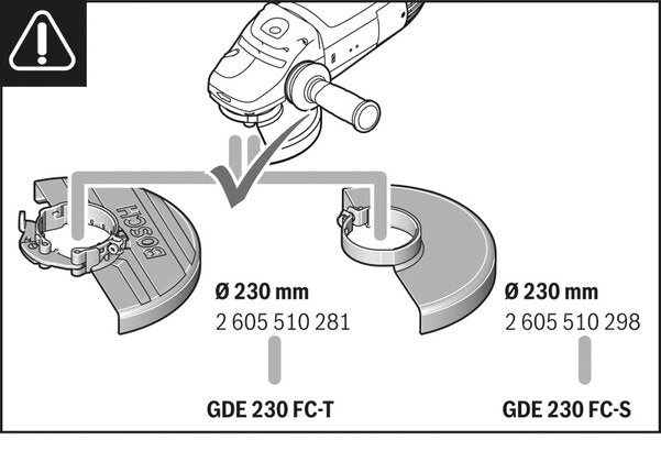 New Genuine Bosch 1600A003DM GDE 230 FC-T Professional System Accessories