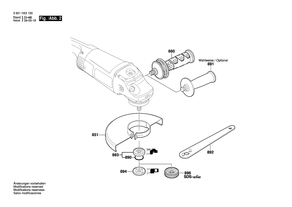 New Genuine Bosch 1600A003FR Parts Set