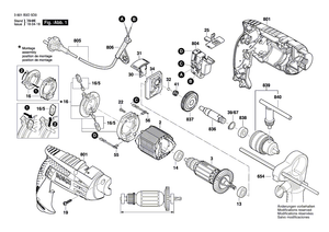 New Genuine Bosch 1600A003ST Bearing Bracket