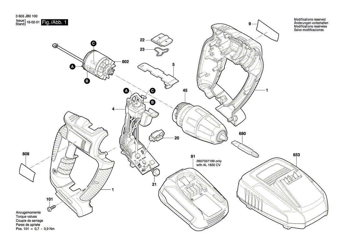 New Genuine Bosch 1600A004WR Switch Slide
