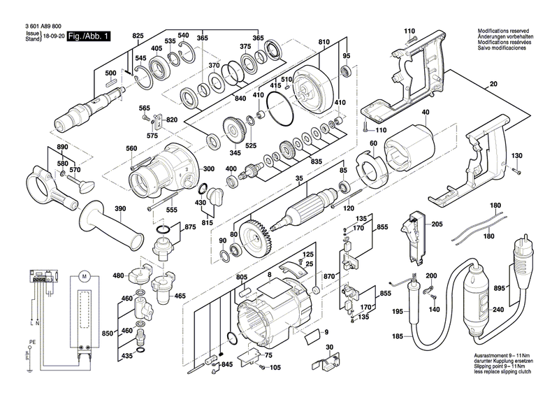 New Genuine Bosch 1600A004YB Protection Sleeve