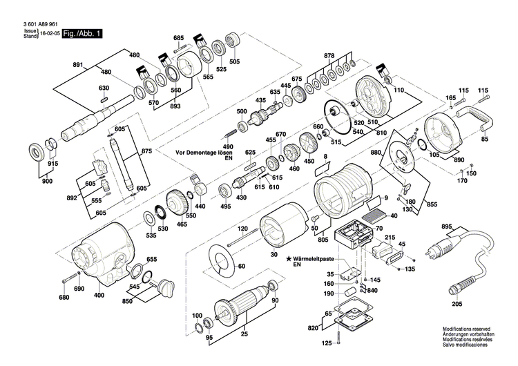 New Genuine Bosch 1600A004YF Seal Ring
