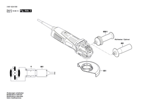 New Genuine Bosch 1600A00717 Switch Handle