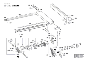 New Genuine Bosch 1600A00724 Mounting Rail