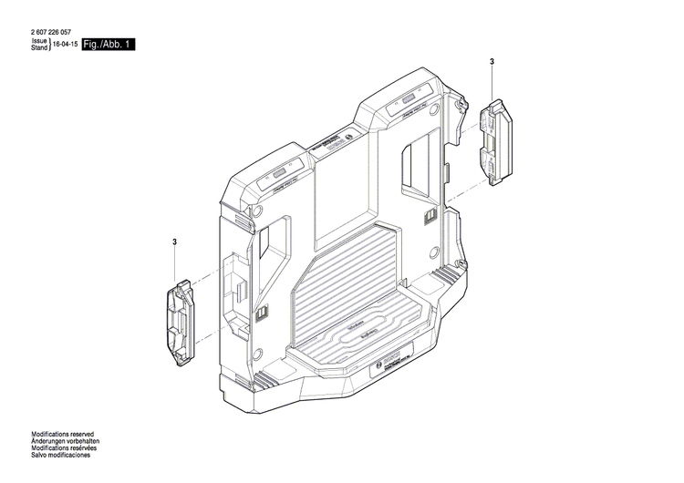 New Genuine Bosch 1600A0076C Locking Device