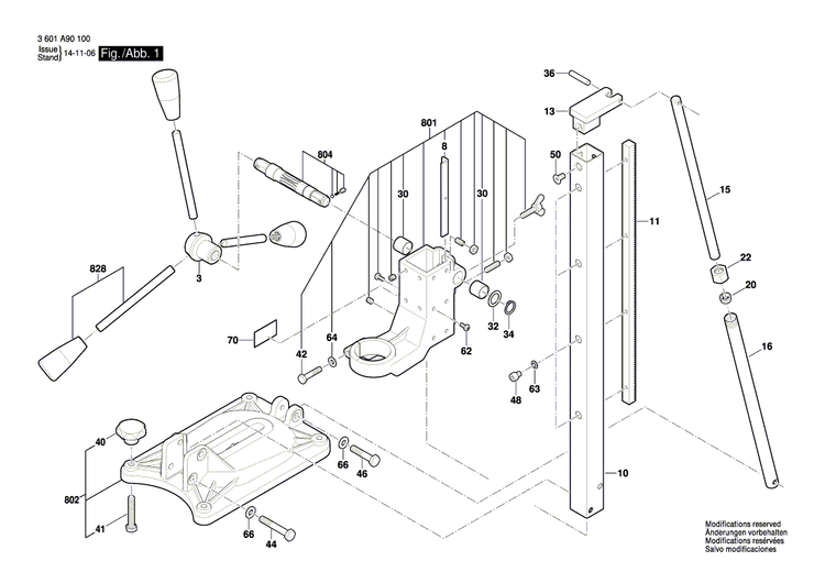 New Genuine Bosch 1600A00840 feeding device