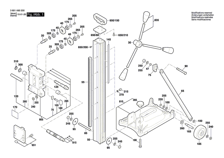 New Genuine Bosch 1600A00856 Guide Block