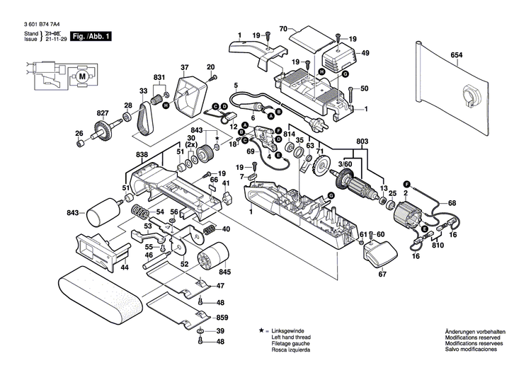 New Genuine Bosch 1600A0086Z Suppression Filter