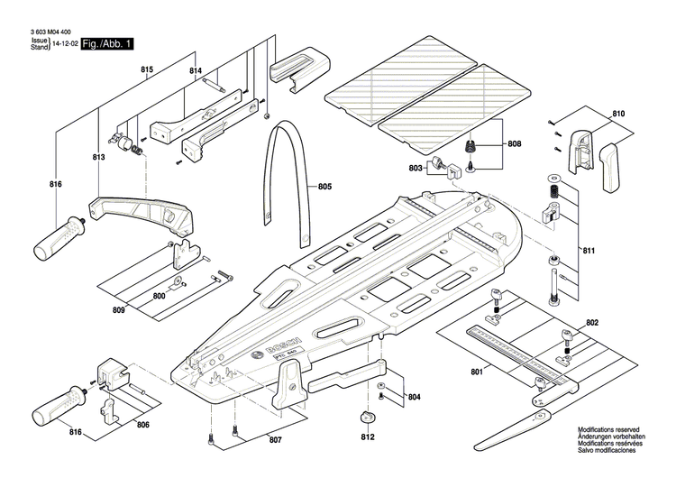 New Genuine Bosch 1600A0088P Rule