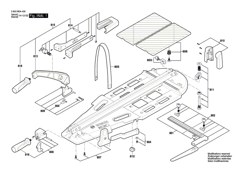 New Genuine Bosch 1600A0088W Support Plate