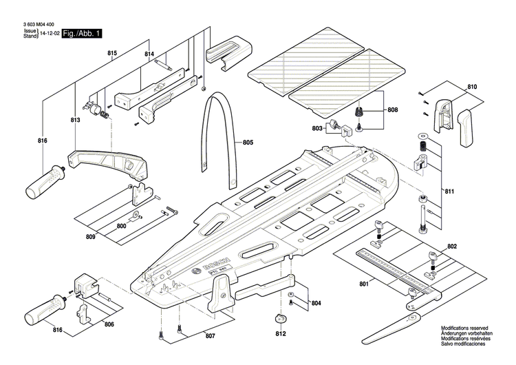New Genuine Bosch 1600A0088W Support Plate