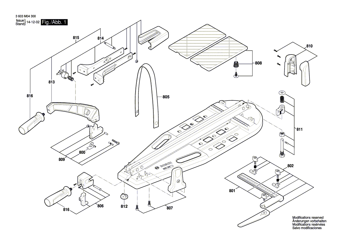 New Genuine Bosch 1600A00891 Rubber Base