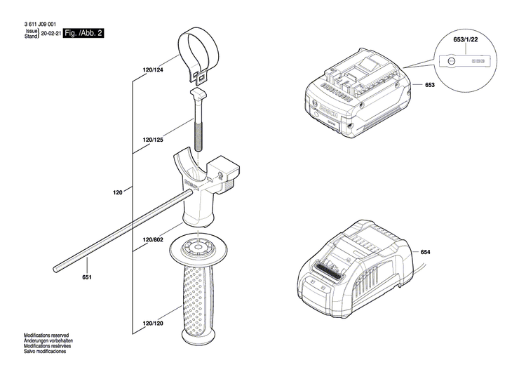 New Genuine Bosch 1600A00H7F Impact Mechanism Housing