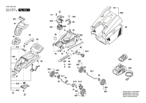New Genuine Bosch 1600A00J5V Mower deck