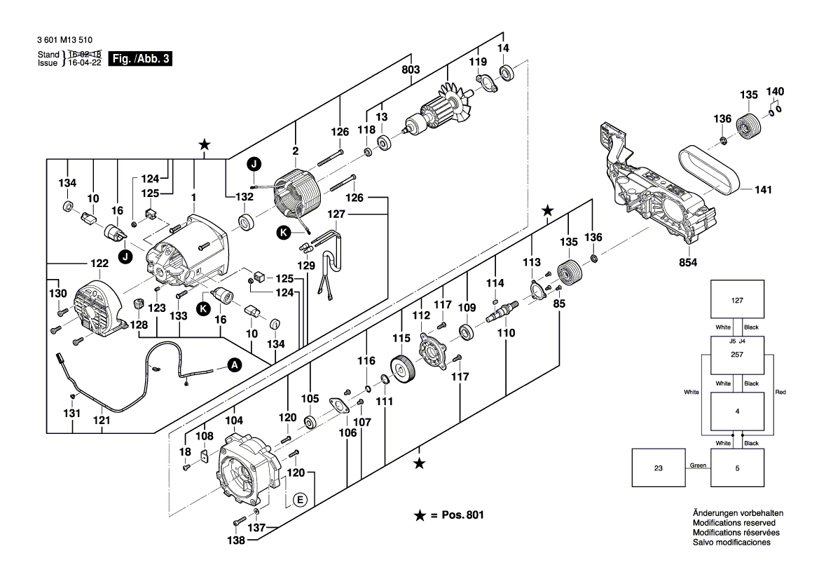 New Genuine Bosch 1600A00KZ9 Front Plate