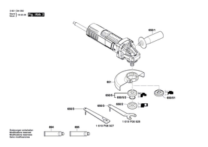 New Genuine Bosch 1600A00M3A Clamping-Flange