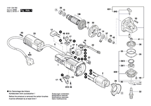 New Genuine Bosch 1600A00M3A Clamping-Flange