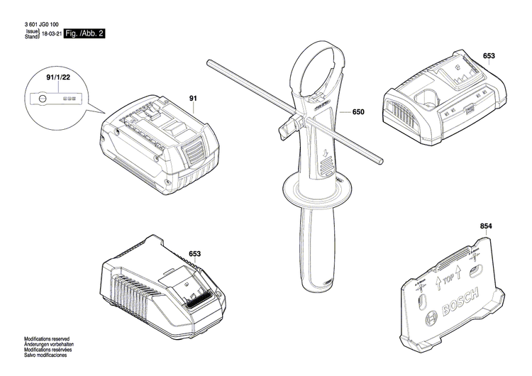 New Genuine Bosch 1600A00M51 Housing
