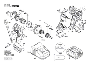 New Genuine Bosch 1600A00N62 Gear Box