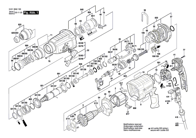 New Genuine Bosch 1600A00NC8 Guide Sleeve