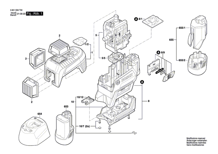 New Genuine Bosch 1600A00NL0 Housing Assembly