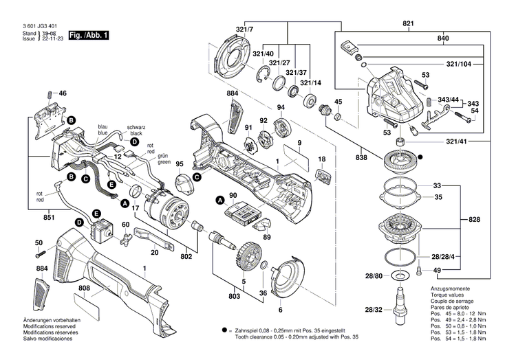 New Genuine Bosch 1600A00P1B Cover