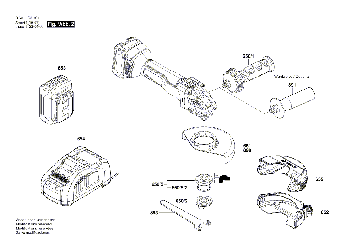 New Genuine Bosch 1600A00P2M Light Conductor