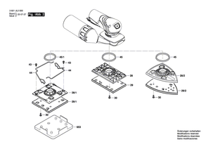 New Genuine Bosch 1600A00P45 Foam Panel