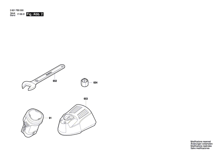 New Genuine Bosch 1600A00P4M Locking Lever