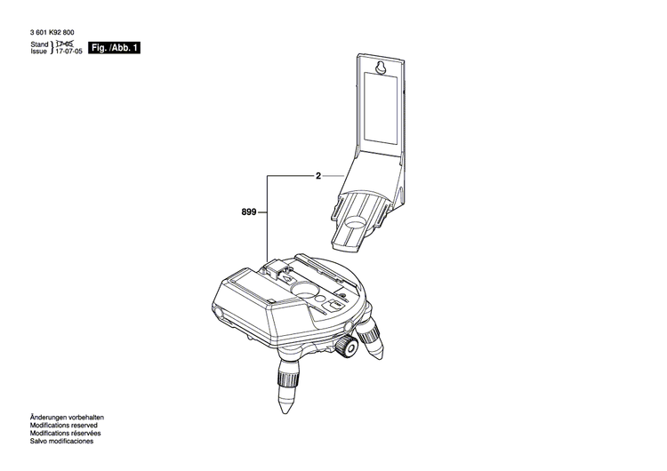 New Genuine Bosch 1600A00P6F Bracket