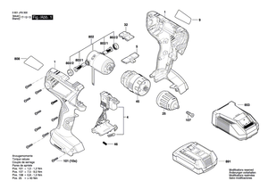 New Genuine Bosch 1600A00P90 Gear Box