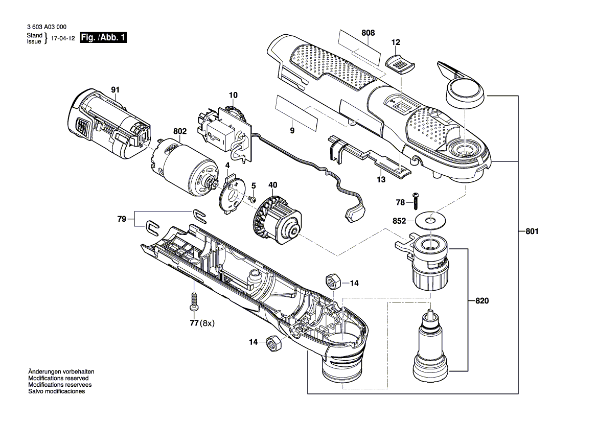 New Genuine Bosch 1600A00P9R Electronic Assembly