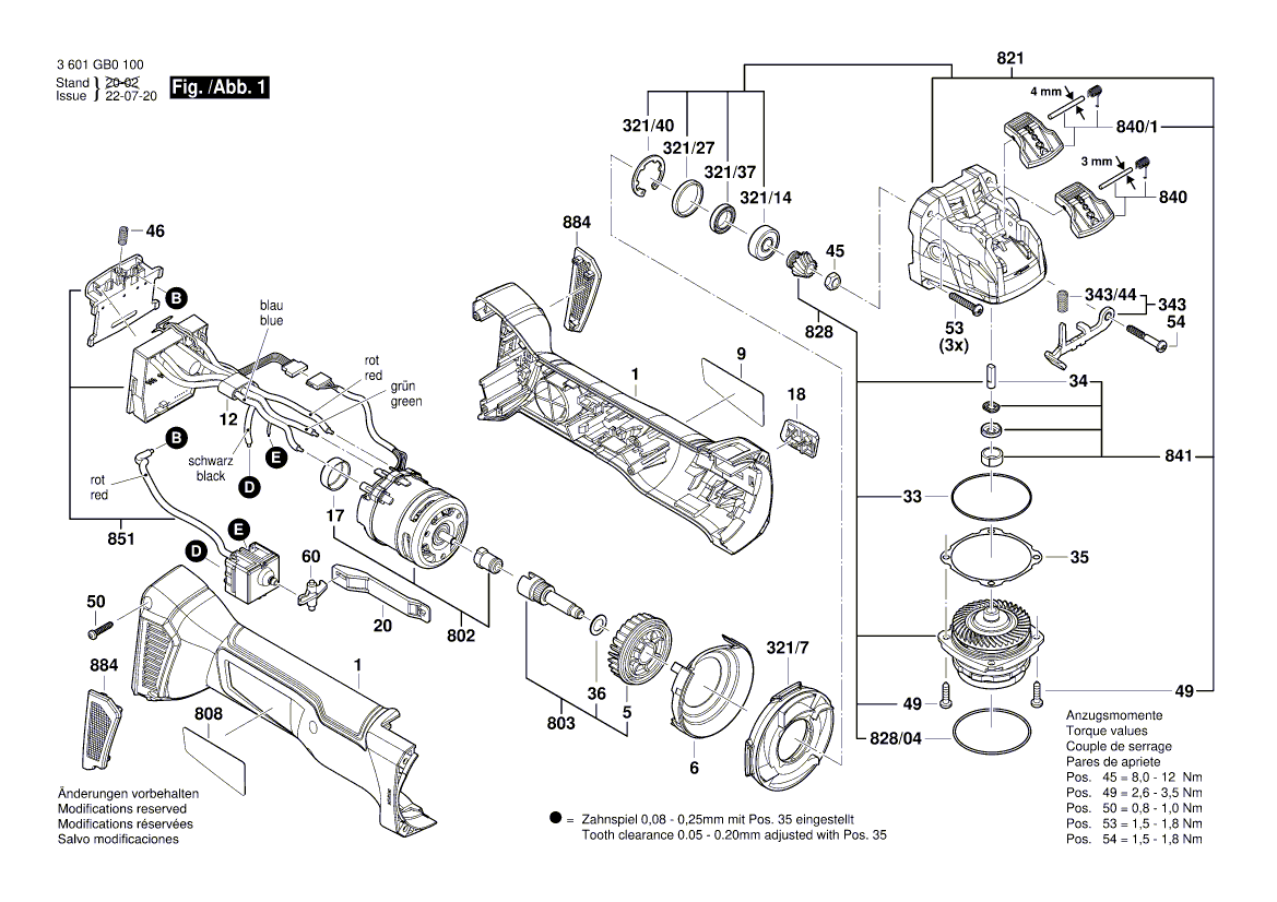 New Genuine Bosch 1600A00RK2 Ferrite