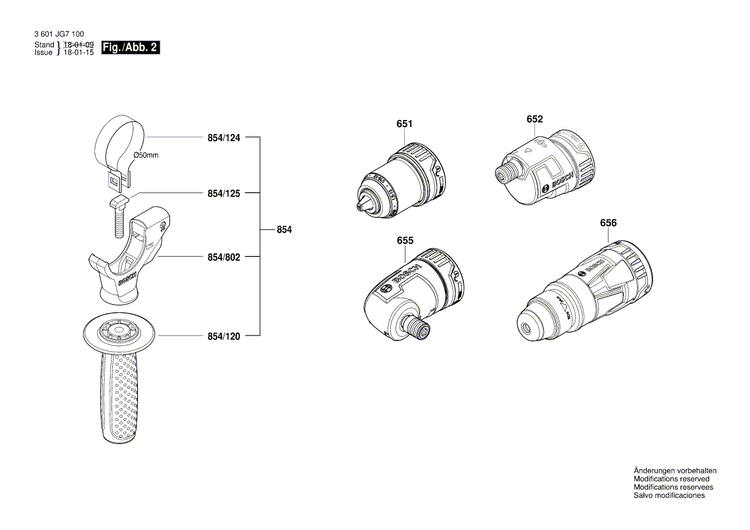 New Genuine Bosch 1600A00RR2 Right-angle attachment