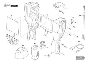 New Genuine Bosch 1600A00S47 Protective Glass