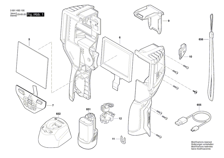 New Genuine Bosch 1600A00S48 Display