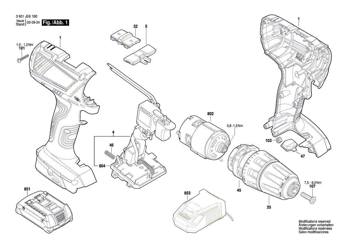 New Genuine Bosch 1600A00S4G Gear Box