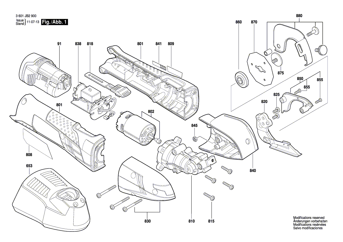 New Genuine Bosch 1600A00W96 Nameplate