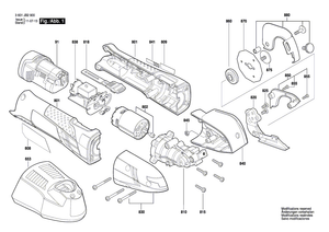 New Genuine Bosch 1600A00W99 Manufacturer's nameplate