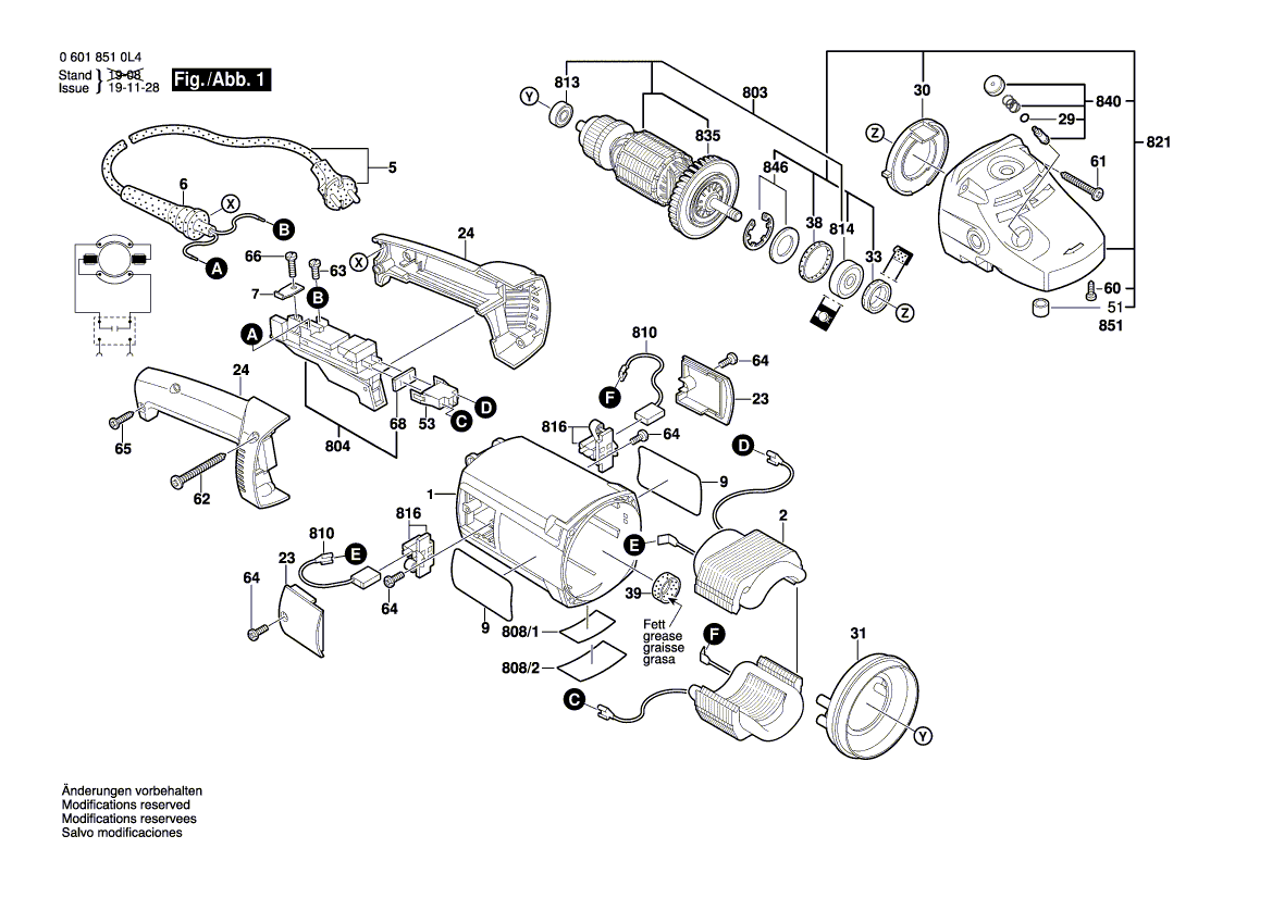 New Genuine Bosch 1600A00XL9 Protective Cover