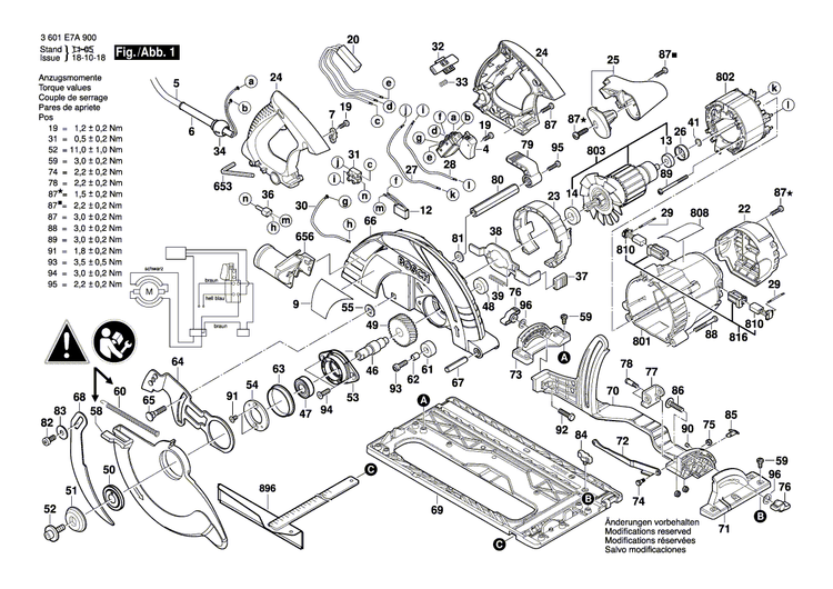 New Genuine Bosch 1600A00Y01 Hinge Bracket