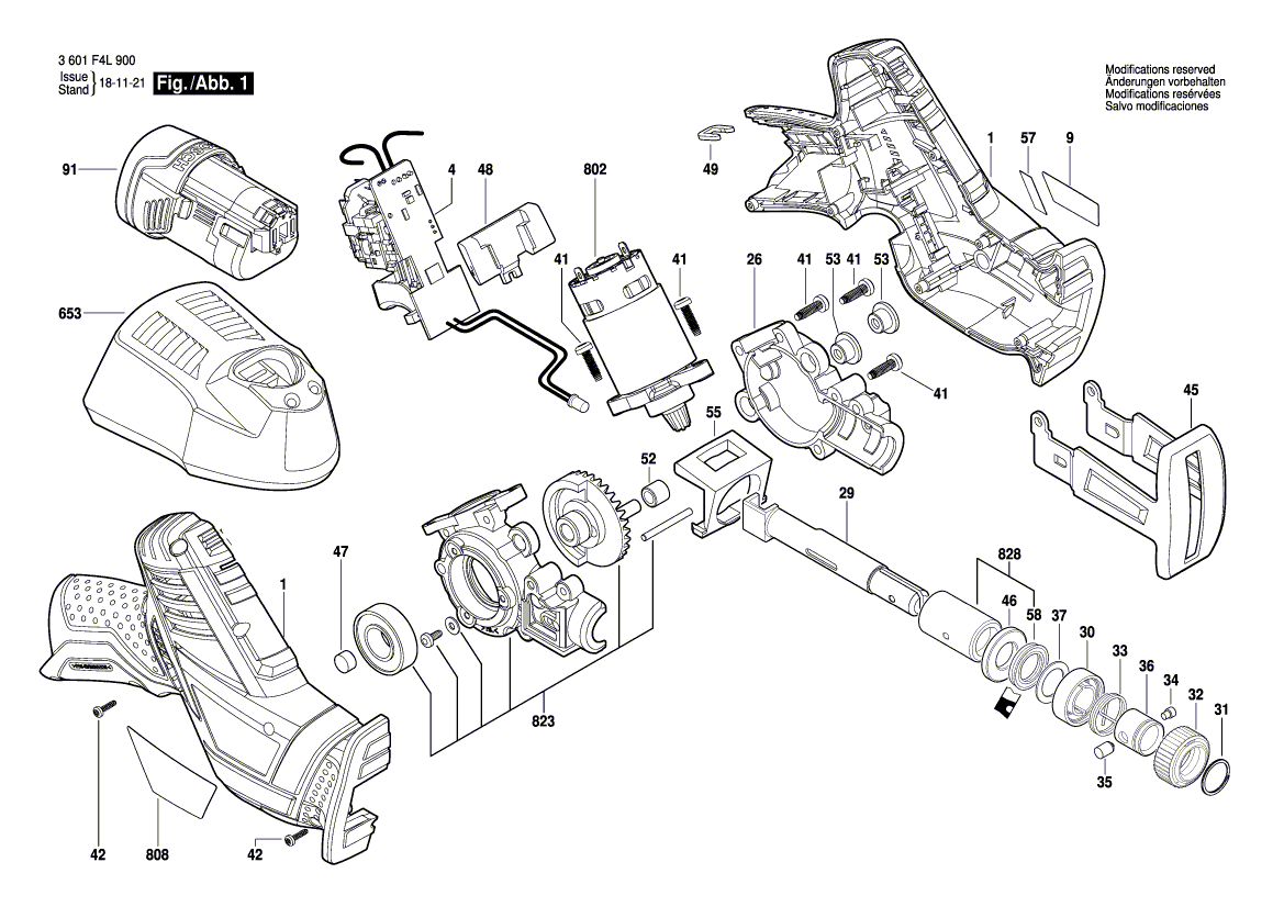 New Genuine Bosch 1600A00Y05 Supporting foot