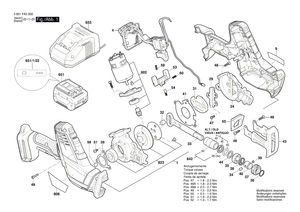 New Genuine Bosch 1600A00Y06 Supporting foot