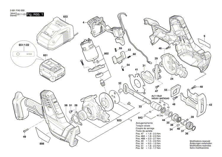 New Genuine Bosch 1600A00Y06 Supporting foot