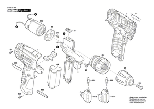 New Genuine Bosch 1600A00Y69 Gear Box